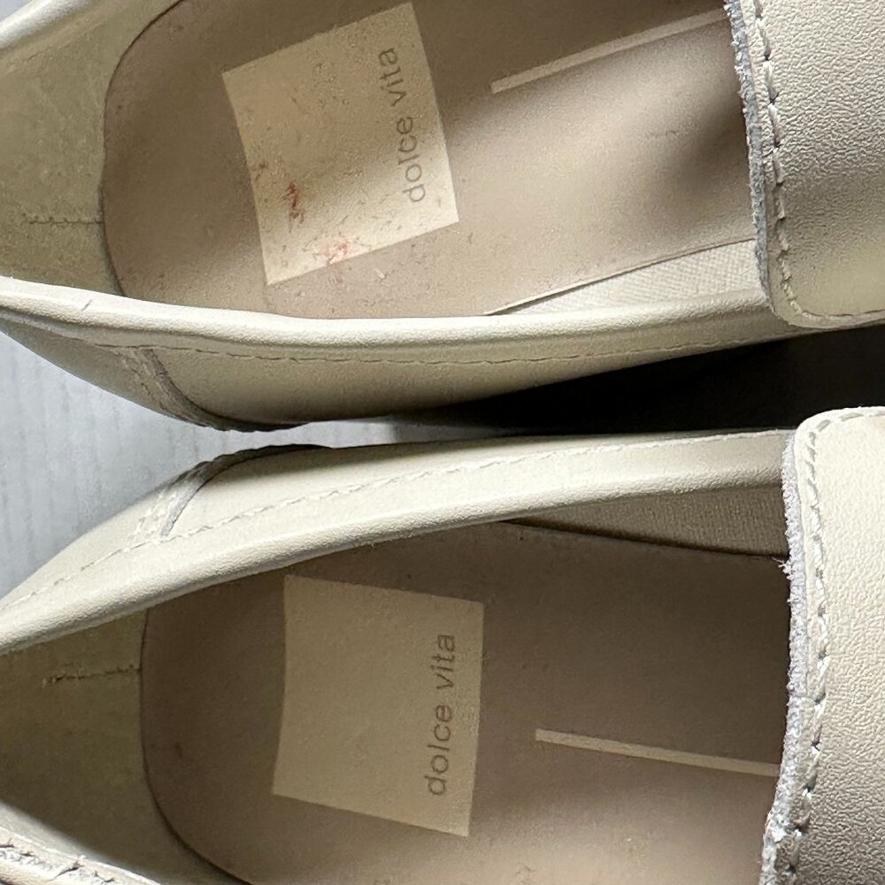 Dolce Vita Cream Loafers - Picture 9 of 16